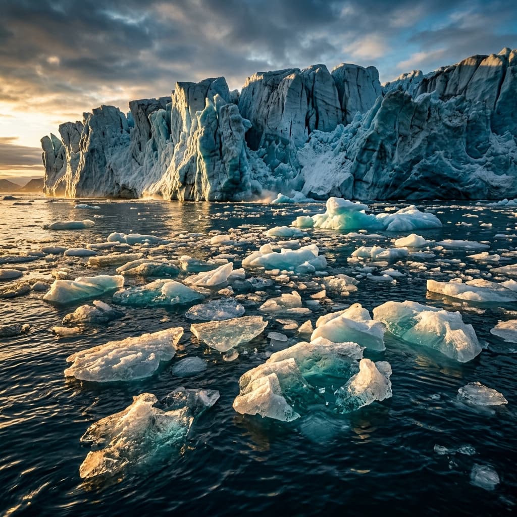 Glacier background